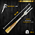Kit Faca De Churrasco 10" com Garfo e Chaira - Imagem 8