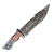 Faca 9,5" Damasco Tiger - Imagem 1