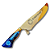 Kit faca Churrasco Trio conjunto Cruzeiro - Imagem 2