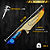 Kit faca Churrasco Trio conjunto Cruzeiro - Imagem 5