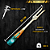 Kit faca Churrasco Trio conjunto Palmeiras - Imagem 8