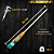 Kit faca Churrasco Trio conjunto Palmeiras - Imagem 11