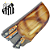 Kit faca Churrasco Trio conjunto Santos - Imagem 1