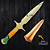Adaga medieval 10" - Imagem 2