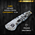 Faca Picanheira Artesanal de Churrasco do Ceará  10" Aço inox 420c 4mm Espessura Cabo Madeira nobre e Resina - Personalizada - Imagem 3