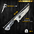 Faca Picanheira Artesanal de Churrasco do Ceará  10" Aço inox 420c 4mm Espessura Cabo Madeira nobre e Resina - Personalizada - Imagem 4
