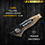 Faca Picanheira Artesanal de Churrasco do Santos  10" Aço inox 420c 4mm Espessura Cabo Madeira nobre e Resina - Personalizada - Imagem 3