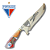 Faca Picanheira Artesanal de Churrasco do Fortaleza  10" Aço inox 420c 4mm Espessura Cabo Madeira nobre e Resina - Personalizada - Imagem 1