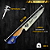 Faca Picanheira Artesanal de Churrasco Dia dos Pais 10" Aço inox 420c 4mm Espessura Cabo Madeira nobre e Resina - Personalizada - Imagem 4