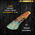 Faca Picanheira Artesanal de Churrasco Pai de pet 10" Aço inox 420c 4mm Espessura Cabo Madeira nobre e Resina - Personalizada - Imagem 3