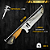 Faca Picanheira Artesanal de Churrasco Dia dos Pais 10" Aço inox 420c 4mm Espessura Cabo Madeira nobre e Resina - Personalizada - Imagem 4