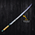 Katana Artesanal  24" Aço inox 420c 4mm Espessura Cabo Madeira nobre e Resina - Personalizada - Imagem 2