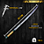 Katana Artesanal  24" Aço inox 420c 4mm Espessura Cabo Madeira nobre e Resina - Personalizada - Imagem 4