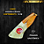 Faca Picanheira Artesanal de Churrasco Budweiser 10" Aço inox 420c 4mm Espessura Cabo Madeira nobre e Resina - Personalizada - Imagem 3