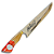 Faca Picanheira Artesanal de Churrasco Budweiser 10" Aço inox 420c 4mm Espessura Cabo Madeira nobre e Resina - Personalizada - Imagem 1