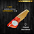 Faca Picanheira Artesanal de Churrasco Budweiser 10" Aço inox 420c 4mm Espessura Cabo Madeira nobre e Resina - Personalizada - Imagem 3