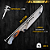 Faca artesanal Tática 11" Campeira Aço Inox 420 - Imagem 5