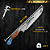 Faca artesanal Tática 11" Campeira Aço Inox 420 - Imagem 5