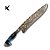 Faca aço Damasco Tiger 13" Artesanal - Colecionador - Imagem 1