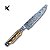 Faca aço Damasco Arrow Head 8,5" Artesanal - Fulltang - Colecionador - Imagem 1