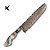 DUPLICADO - Faca aço Damasco Mokume Gane 10" Artesanal - Colecionador - Imagem 1