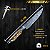 Faca aço Damasco Arrow Head 8,5" Artesanal - Fulltang - Colecionador - Imagem 4