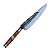 Faca Forjado Artesanal 13" Cabo Fulltang Inox Cutelaria Artesanal - Imagem 1