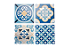 1800P-025 Suporte de copo Azulejo - Azulejos Azuis - Imagem 2