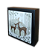07-04-P132 Cubo Decor Preto - Duas Renas - Imagem 3