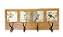 3017EG-078 Quadro cabideiro 4 Azulejos - Pássaros - Imagem 1