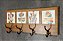 3017EG-006 Quadro cabideiro 4 Azulejos - Flores Color - Imagem 2