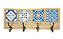3017CG-095 Quadro cabideiro 4 Azulejos - Azulejos Azuis - Imagem 1
