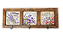 3013-013 Quadro cabideiro triplo - Lavanda - Imagem 1