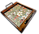 3100QB-116 Bandeja Az Lavabo - Floral Verde - Imagem 1