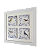 3004-030 Quadro de azulejo Decor - Pássaro Arabesco - Imagem 2
