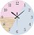 1700-034 Relógio Redondo - Simplista rosa - Imagem 1