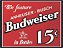 1317 Placa de Metal - Budweiser - Imagem 1