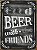 3460 Placa de Metal - Good Beer - Imagem 1