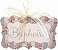 1706-003 Placa MDF - Banheiro Listras e flores - Imagem 1