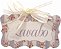 1706-004 Placa MDF - Banheiro Listras e flores - Imagem 1