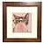 3001M-001 Quadro decor madeira - Gato - Imagem 1