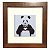3001M-002 Quadro decor madeira - Panda - Imagem 1