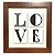 3004M-002  Quadro decor madeira - Love - Imagem 1