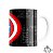 Caneca Personalizada Marvel - Capitão América vs Hidra - Imagem 3