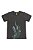 Camiseta de Manga Curta Cinza Escuro Estampa Dinossauro Up Baby - Imagem 1