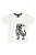 Camiseta De Manga Curta Branca Estampa De Dinossauro Bebe Menino Up Baby - Imagem 2