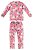 Pijama Inverno Malha Soft Thermo Rosa Estampa Dinossauro Bebe Menina Up Baby - Imagem 2