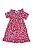 Vestido Midi De Malha Blume Vermelho Bebe Menina Fábula - Imagem 1