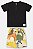 Conjunto Camiseta Preta E Bermuda Estampa Animais Menino Up Baby - Imagem 1
