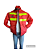 DUPLICADO - Jaqueta Motoboy Impermeável Refletiva Vermelha Tam G Tipo Ifood - Imagem 3